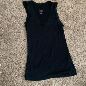 Black tank top
